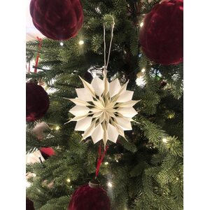Finnmari Paperikoriste 15 cm valkoinen
