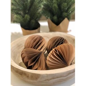 Finnmari Paperikoriste 10 cm beige