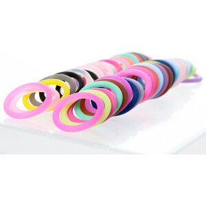 Värikäs tuttirengas 29 mm
