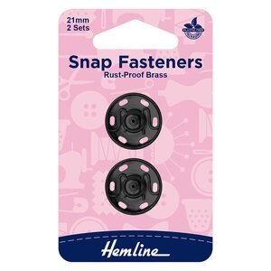 Hemline Ommeltava neppari 21 mm 2pc