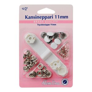 Hemline Kansineppari 11 mm 12 kpl