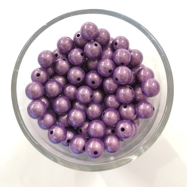 Heijastava ihmehelmi violetti 10 mm 40kpl